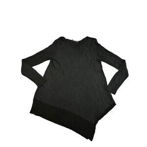 New ERRANT Long Sleeve Asymetrical Open Back Shirt S Like SALVAGE/Affliction